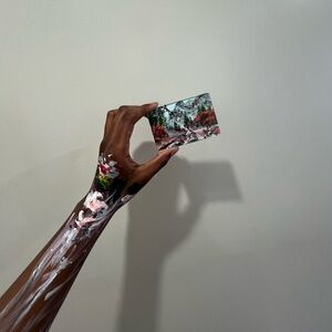 Vibrant Painted Hand with Scenic Card #1